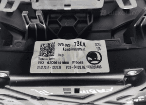 Licznik skoda fabia iii 6V 1.2 tsi 6V0920730A 2014-2018 europa 6