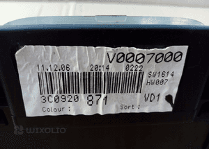VW Passat B6 2.0TDI zegar licznik 3C0920871 E 2
