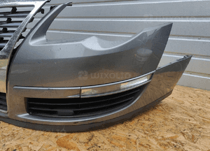 Volkswagen Passat b6 05-10 oe 8c0 807 221 ZDERZAK PRZEDNI PRZÓD GRILL 3