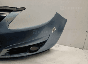 Zderzak przód przedni opel corsa d Z21C błękitny halogeny 4