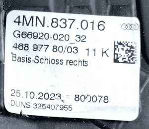 Audi OE Zamek 4MN837016 4