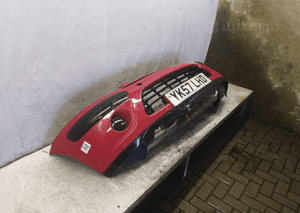 Zderzak przód przedni do citroen C3 lift fl kkn czerwony 3