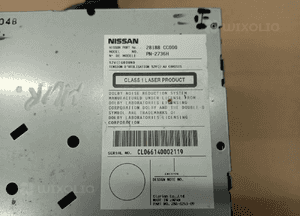 Nissan Murano I Z50 radio BOSE navi navigacja wyświetlacz monitor PN2736N DP7W-3303Z 5