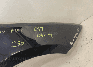 BMW e87 04-12 BŁOTNIK PRAWY PRZÓD PRZEDNI lak: monacoblau mettalic 2