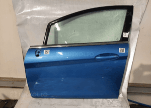 Drzwi przód przednie lewe ford fiesta MK.7 7 vii 99 błękitne niebieskie 5D 5 drzwi hb 1