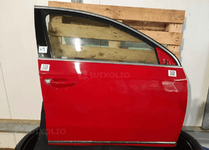Drzwi przód przednie prawe vw volkswagen passat B7 LY3D czerwone 1