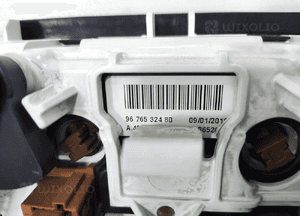 PANEL NAWIEWU KLIMATYZACJI CITROEN BERLINGO PARTNER III 9676532480 2008-12 6