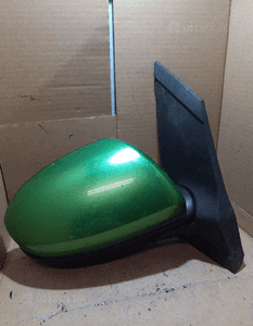 Lusterko prawe prawy prawa  36A zielony zielone 7 pin mazda 2 generacja 2 1
