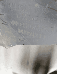 Nadkole lewe lewy przód Opel Astra J 13354313 3