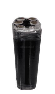 Folia strech czarna 1,5 kg strecz czarny 5
