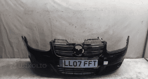 Zderzak przód przedni vw volkswagen golf 5 v gt gti LC9Z czarny halogeny 1