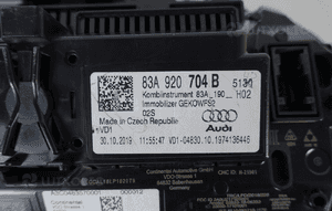 Licznik virtual zegary lcd audi Q3 83A 83A920704B 5