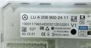 Moduł sterownik komfortu sam mercedes c W206 2021- A2069002411 5