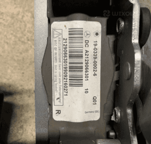 Mercedes e 212 207 c 204 zawias nabój maski zawiasy naboje pirotechniczne 6