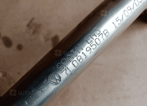 Tłumik wydech Webasto ogrzewania postojowego VW Touareg 3.0 TDI 7L0819507B 4
