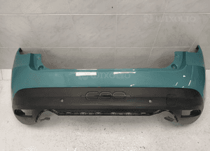 Fiat 600 23- zderzak tył tylny 4XPDC kolor ceramic azure oryginał 2