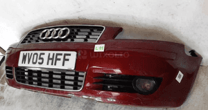 Zderzak przód przedni audi A3 8P bordo borddowy LZ3H halogeny 2