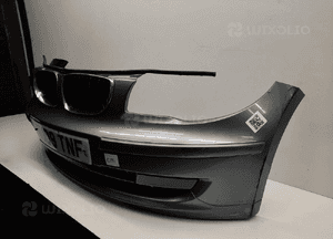 Zderzak przód przedni bmw E87 seria 1 lift fl spacegrau A52 szary halogeny 3