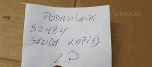 Mechanizm podnośnik szyby lewy przód Skoda Rapid 5JA837461 9