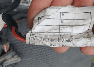 Wiazka 8E1971072 MM Instalacja Silnika 1.9 TDI AVB 101 KM Europa Manual Audi A4 B6 9