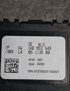 VW Golf V Touran Audi A3 Seat Altea Octavia modul pod kierownice 1K0953549  BB BC D B A G 8P0953549 11