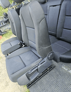 Fotele Fotel Kanapa Skladana Welur Czarny Soul Podlokietnik Audi A4 B6 Sedan Kombi Komplet 9