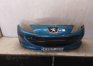 Zderzak przód przedni peugeot 207 kmu niebieski błękitny 1