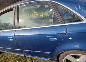 drzwi lewy tyl audi a4 b7 s line s4 w kolor bez malowania kompletne 1