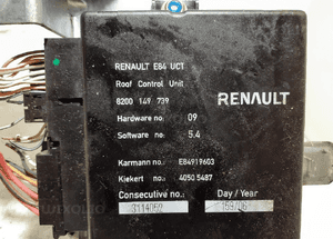Pompa dachu sterownik renault megane ii cc nr 8200149739 E84919603 6