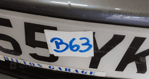 Zderzak przód przedni opel astra h 3 iii Z163 szary 2
