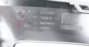 Kratka zderzaka prawy przód bmw 5 G30 G31 2017- 9463480 6