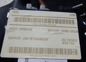 Jaguar xf X250 panel regulacji fotela prawy przód 6