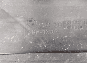 Kierownica wlot łapacz powietrza bmw X5 E83 7785738 3