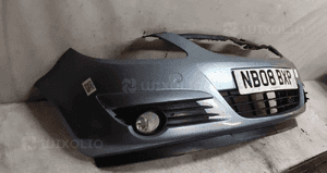 Zderzak przód przedni opel corsa d Z163 szary halogeny 4
