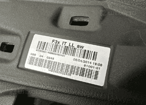 Deska konsola airbag poduszki bmw 3 4 F30 F31 F32 F33 F34 F36 bez hud 4