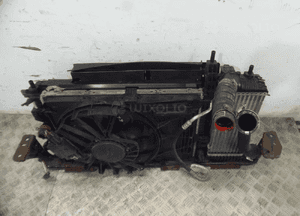 Ford focus MK3 1.6 tdci komplet chłodnic z wentylatorem i modułem 2