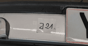 Zderzak przód przedni opel zafira a 1 i Z157 srebrny 2