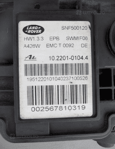 Mechanizm hamulca ręcznego aktuator range rover discowery 3 iii 3