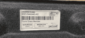 Osłona pasa tylnego bagażnika Jaguar XF X250 8X23-5445443-AC 5