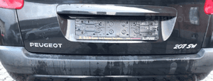 Peugeot 207 SW kombi zderzak tył tylny  EXLD 1