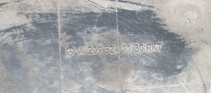 Osłona płyta pod silnik Mercedes W209 A2095241130 4