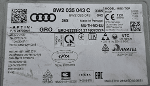 Audi A4 A5 MULTIMEDIA CZYTNIK MIB3 TOP HIGH 8W2035043C Uszkodzony 4