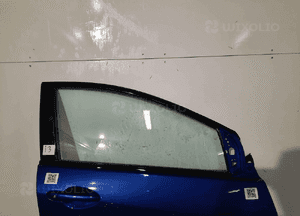 Drzwi przód przednie prawe mazda 2 ii de 2 gen. 34J niebieskie 6