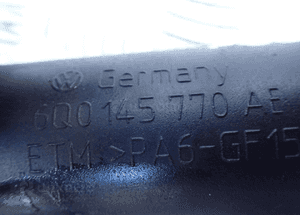 VW SEAT SKODA PRZEWÓD INTERCOOLERA 6Q0145770AE RADOM 3