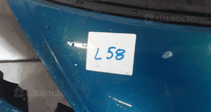 Zderzak przód przedni peugeot 207 urban move kmu niebieski błękitny halogeny 2