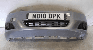 Zderzak przód przedni opel zafira b 2 ii lift fl Z163 szary halogeny 1