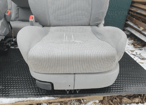 Fotele Fotel Kanapa Welur Jasne Siwe Podlokietnik VW Golf IV 4 3 drzwi komplet 9