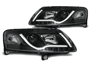 Lampy reflektory do audi A6 C6 4F od 04.2004 do 2008 roku do jazdy dziennej 2