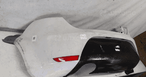 Zderzak tył tylny do seat leon ii 2 hb biały LB9A 2