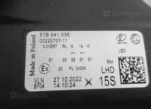 Lampa przednia przód prawa skoda karoq full led lift 2021 23